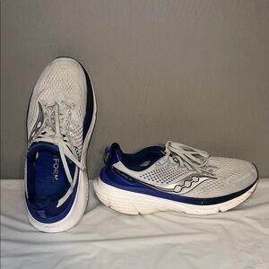 Saucony Athletic Shoes in White and Blue